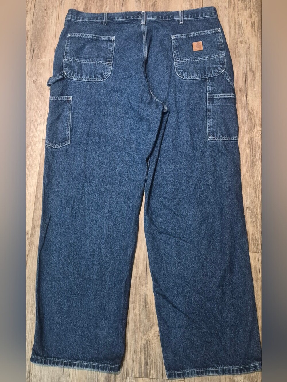 Vintage Carhartt Mens Carpenter Jeans 42x30 Loose Original Fit B13 DST workwear